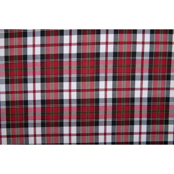 Látka s kostkovaným vzorem KRÁTKOVISKÓZA PREMIUM