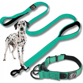 Obojek pro psa Materiálový obojek pro psa s reflexními prvky Lalazoo, velikost L