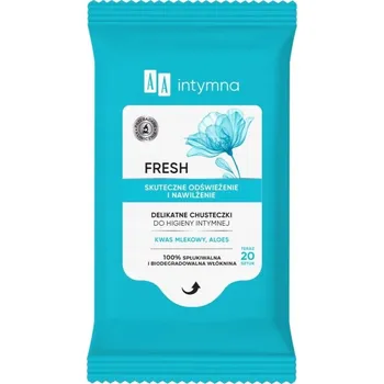 Intimní hygienický prostředek AA Intimní ubrousky pro intimní hygienu Fresh 20 ks