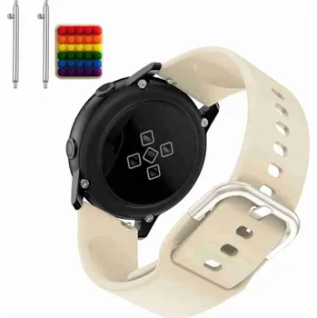 Pouzdro na mobilní telefon Řemínek Řemínek pro Rubicon RNCF22, Silikonový Béžový Smyčka, nastavitelný