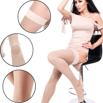 Dámské punčochy Orirose MEDI Samodržící punčochy PROTI KŘEČOVÝM ŽILÁM kompresní 3. třída 23-32mmHg