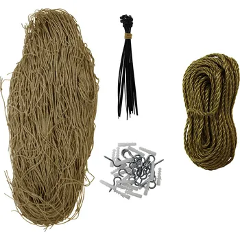 IP kamera Zabezpečovací síť na BALKON pro kočky proti PTÁKŮM 4x4m béžová