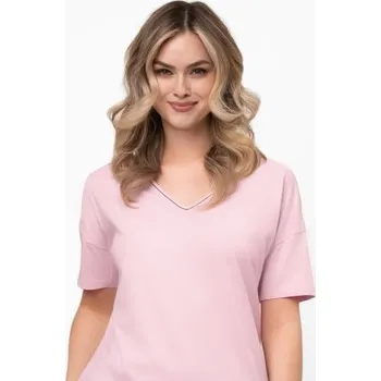 Dámské pyžamo Dámské krátké pyžamo Italian Fashion Marisal - bavlna Růžová S