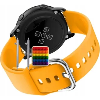 Pouzdro na mobilní telefon Pásek Řemínek pro WonderWatch Mi3, Mrkvový silikonový smyčkový, nastavitelný