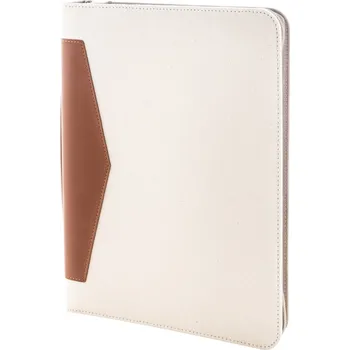 Carbasa Zip sloha na dokumenty z recyklovaného plátna 100 Přední strana, 140 x 250 Transfer, 7 barev