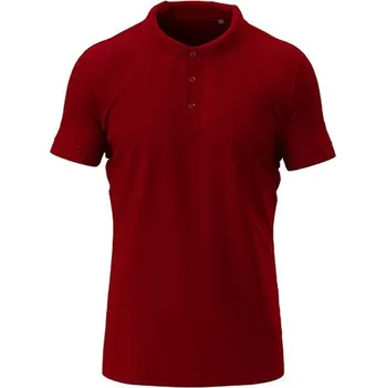 Dámské tričko Stedman® Pánské polo tričko ST9640 Bordeaux M