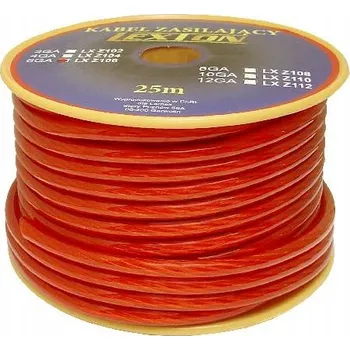 elektrický kabel Napájecí kabel LEXTON 6GA/8mm CCA červený