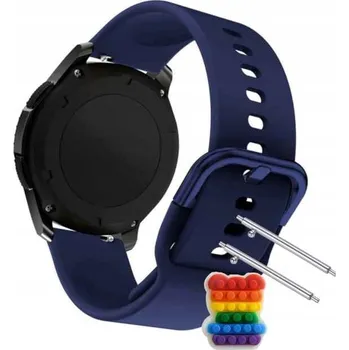 Pouzdro na mobilní telefon Pásek Řemínek pro Zeblaze Vibe 7 Pro, Silikon, tmavě modrá smyčka, nastavitelný