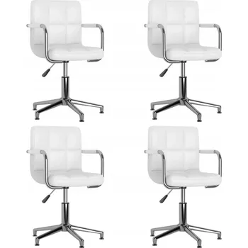 Jídelní židle Židle VidaXL 48 x 47 x 88,5 cm bílá, 4 ks