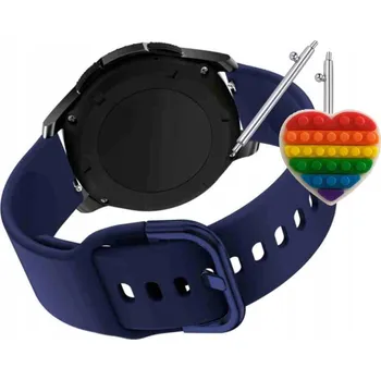 Pouzdro na mobilní telefon Pásek Řemínek pro Zeblaze Btalk 3 GPS, Silikon, tmavě modrá smyčka, nastavitelný