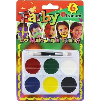 Party dekorace Barvy na obličej - paletka