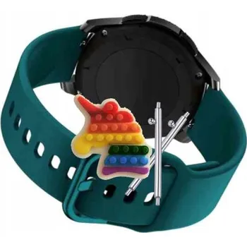 Pouzdro na mobilní telefon Pásek Řemínek pro Tensky Chytré Hodinky IDW19, Silikon Zelený Poutko, nastavitelný