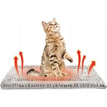 Pelíšek pro psa VYHŘÍVACÍ PODLOŽKA PRO PSA A KOČKU VYHŘÍVANÁ DEKA PRO ZVÍŘATA 70x46cm