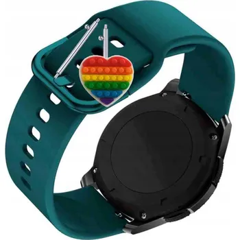 Pouzdro na mobilní telefon Pásek Řemínek pro Amazfit BIP, Silikon Zelený Poutko, nastavitelný