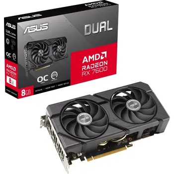 Grafická karta ASUS Dual Radeon RX 7600 Evo 8 GB (90YV0LD0-M0NA00)