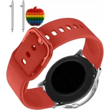 Pouzdro na mobilní telefon Pásek Řemínek pro Garett Sport Activity GT, Silikon Červený Poutko, nastavitelný