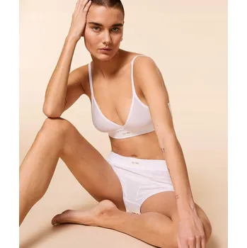 Podprsenka ETAM SMETANOVÁ PRUHOVANÁ PODPRSENKA (L)