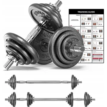 Železné nastavitelné činky Proiron 2x 10 kg