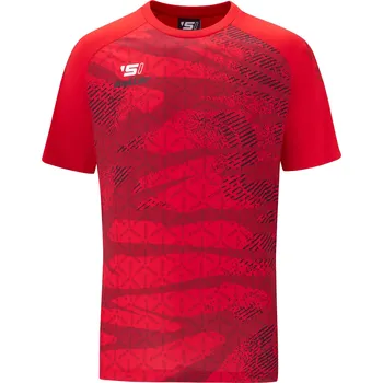 Saller S1 Tréninkové triko BARVA: 170 červená-černá, Velikost: S Lehký funkční materiál S.Dry-Tech