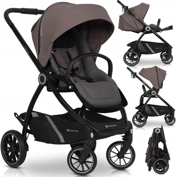 Kočárek LEHKÝ DĚTSKÝ SPORTOVNÍ KOČÁREK SEDAČKA PŘEDEM I POZADU 0-22KG + PŘÍSLUŠENSTVÍ