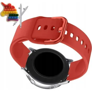 Pouzdro na mobilní telefon Pásek Řemínek pro QCOQ Chytré Hodinky P98, Silikon Červený Poutko, nastavitelný