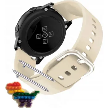 Pouzdro na mobilní telefon Pásek Řemínek pro Vector Smart Classic Mesh, Silikon Béžová Poutko, nastavitelný