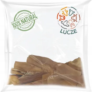 Pamlsek pro psa LUCZE SUŠENÁ HOVĚZÍ KŮŽE ŘEZANÁ 100G 100% PŘÍRODNÍ