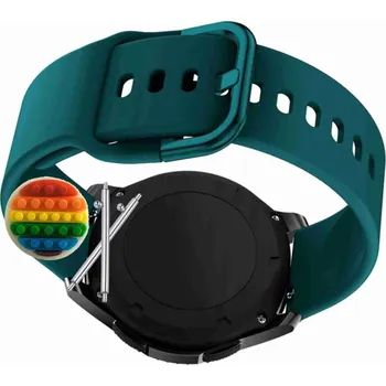 Pouzdro na mobilní telefon Pásek Řemínek pro Calmean GO, Silikon Zelený Poutko, nastavitelný