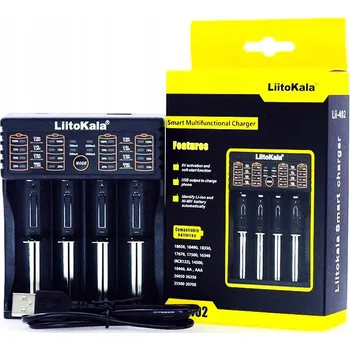 Nabíječka baterií AA AAA 26650 18650 LiitoKala Lii-402