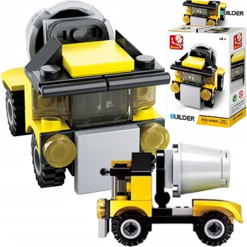 ostatní stavebnice Stavebnice Sluban CITY sada BAGR JEŘÁB MÍCHAČKA