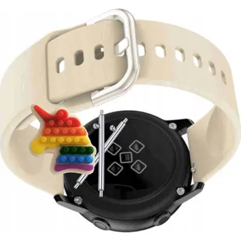 Pouzdro na mobilní telefon Pásek Řemínek pro Coros Pace 3, Silikon Béžová Poutko, nastavitelný