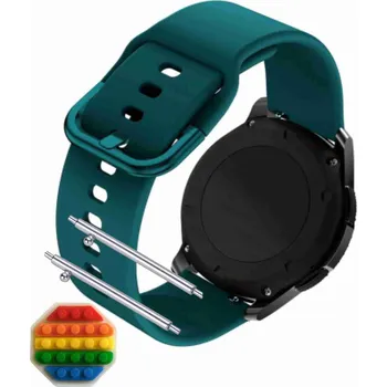 Pouzdro na mobilní telefon Řemínek Řemínek pro Samsung Galaxy Watch4 40mm, Silikonový Zelený Smyčka