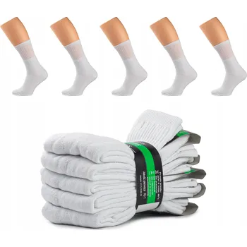 Pánské ponožky Dora Ponožky SILNÉ FROTÉ bílé, velikost 44-46