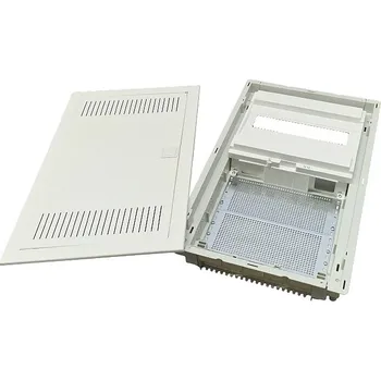 Rozvaděč Noark 110709 PMF-C 36-1 Plastová rozvodnice s bílými plechovými dveřmi, kombinace 1 x DIN lišta a 2 x montážní plech, rozvodnice pod omítku, multimediální (Noark 110709)