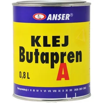Průmyslové lepidlo Butapren A lepidlo na kůži, obuv, gumu, plst Anser 0,8 l