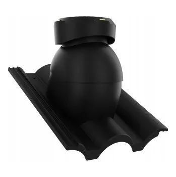 Vrták Kanalizační odvětrávací komínek fi110 BRAAS Řecká ČERNÁ