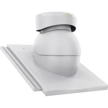 Vrták Kanalizační odvětrávací komínek fi110 CREATON KAPSTADT SVĚTLE ŠEDÝ