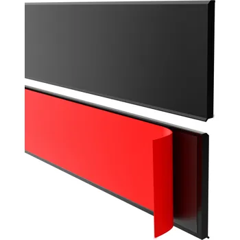 soklová lišta Lišta Questprofile PVC 6,5 x 100, délka 1000 cm, černá