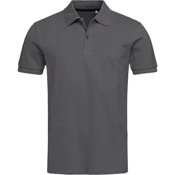 Pánské tričko Stedman® Pánské polo triko ST9050 Slate Grey -Solid S