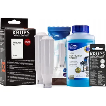 Kávovar Zestaw Krups AL-TES46 2ks, F054, XS3000 10 Ks, latteo 250 ml