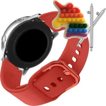 Pouzdro na mobilní telefon Pásek Řemínek pro DT NO.1 DT3 Mate, Silikon Červený Poutko, nastavitelný