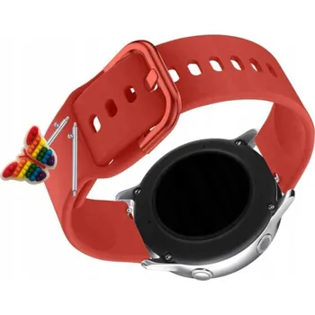 Pouzdro na mobilní telefon Pásek Řemínek pro Colmi P28 Plus, Silikon Červený Poutko, nastavitelný