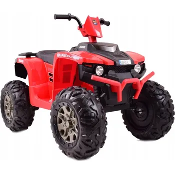 Dětské elektrovozidlo VELKÁ ČTYŘKOLKA NA AKUMULÁTOR, MĚKKÉ SEDADLO, MĚKKÁ KOLA/CH9955