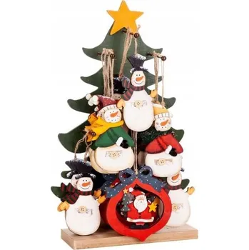 Vánoční dekorace Dekorativní prvky pro výtvarné práce ZAWIESZKA VÁNOČNÍ DŘEVĚNÁ 15x95