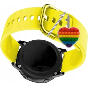 Pouzdro na mobilní telefon Řemínek Řemínek pro Michael Kors MK GO, Silikonový Žlutý Smyčka, nastavitelný