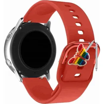 Pouzdro na mobilní telefon Řemínek Řemínek pro Rubicon RNBE66, Silikonový Červený Smyčka, nastavitelný