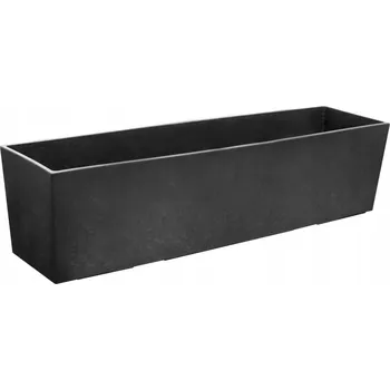 Květináč Květináč |Guma recyklovaná černá Multyhome 15 cm x 61 x 15 cm