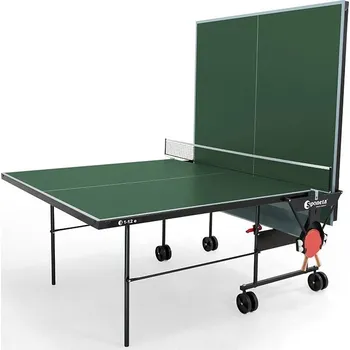 Stůl na stolní tenis Skládací pingpongový stůl SPONETA S1-12e Zelený pro stolní tenis