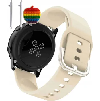 Pouzdro na mobilní telefon Pásek Řemínek pro Popglory P22, Silikon Béžová Poutko, nastavitelný