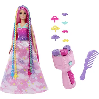 Panenka Mattel Barbie Princezna s kadeřnickými doplňky HNJ06